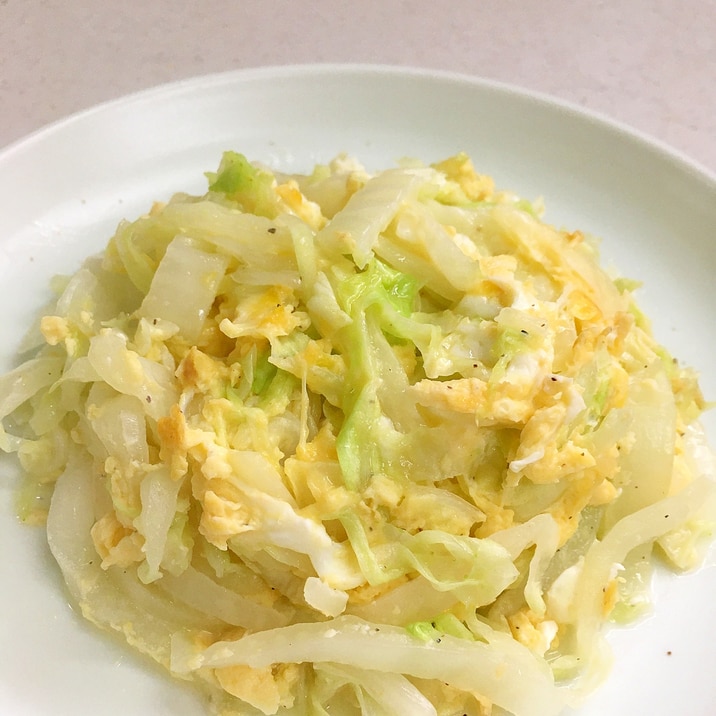 10分♪白菜と玉子♡